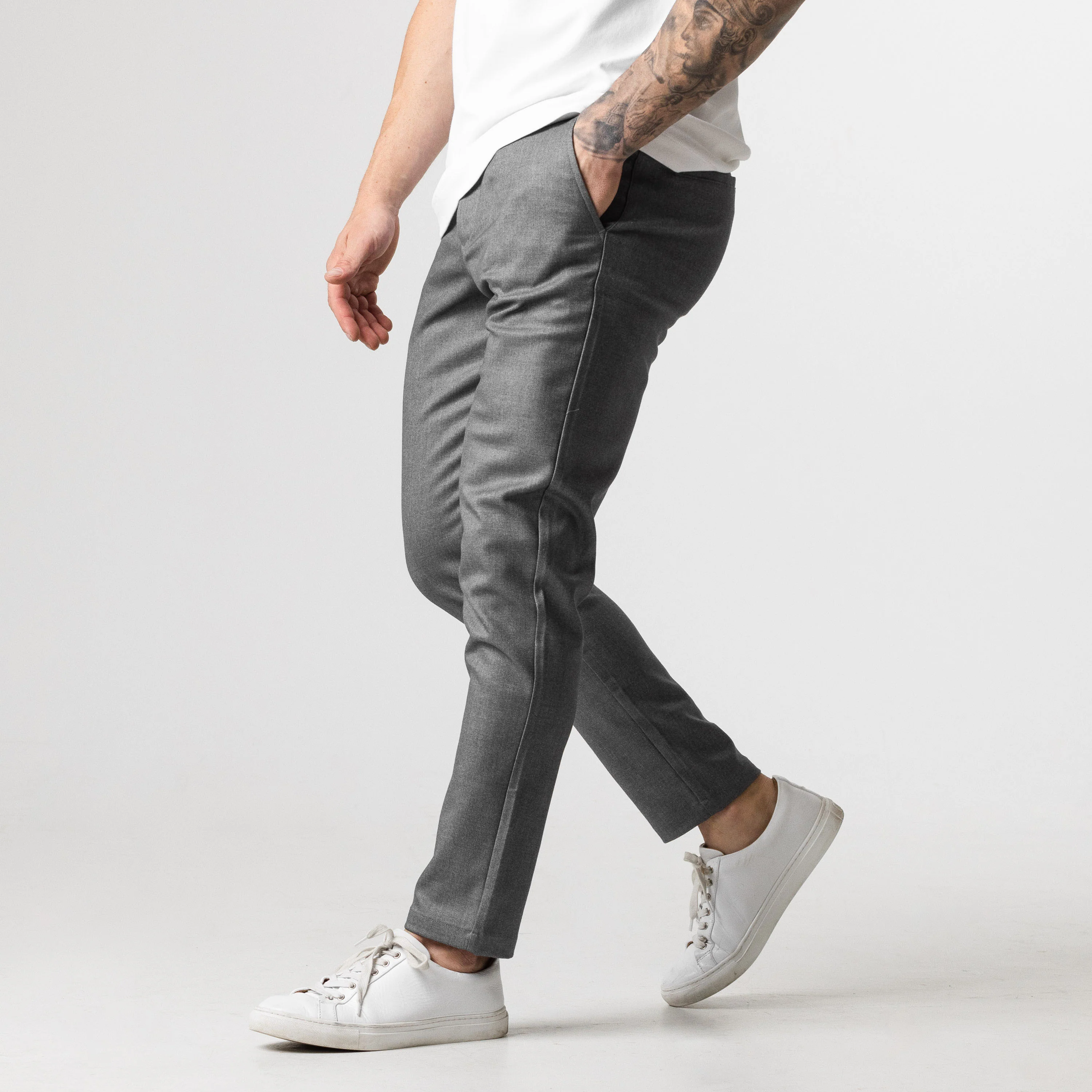 Active Chinos V2 - Carbon Grey - Image 6