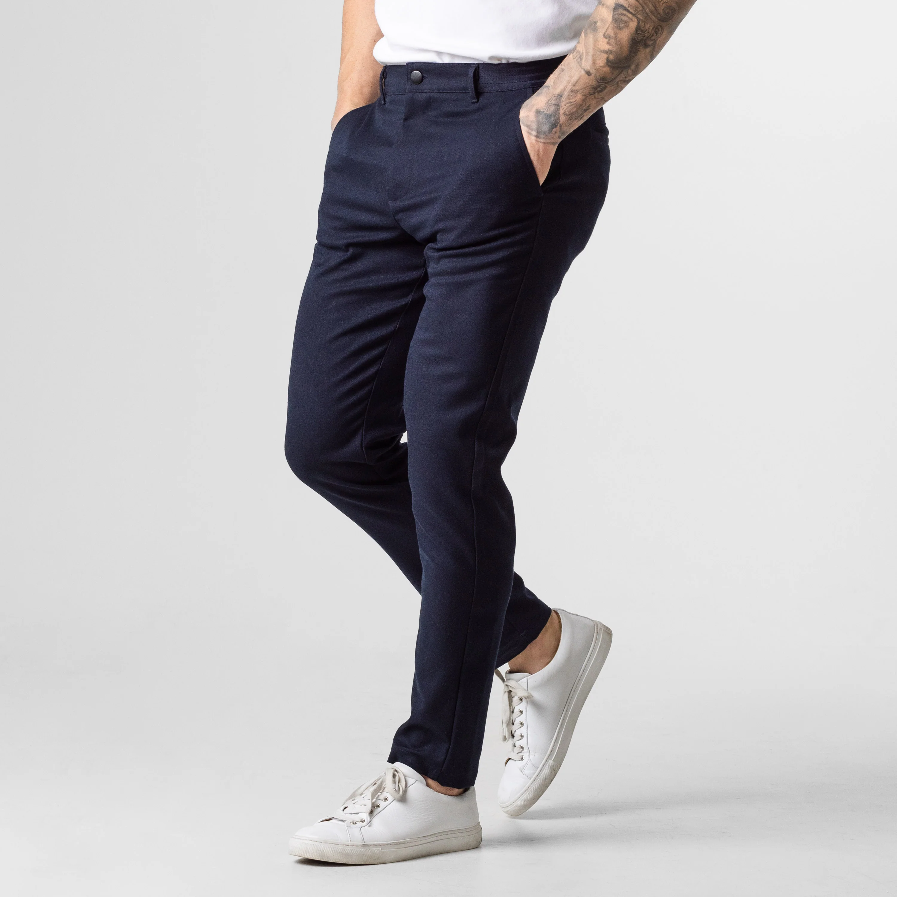 Active Chinos V2 - Navy - Image 3