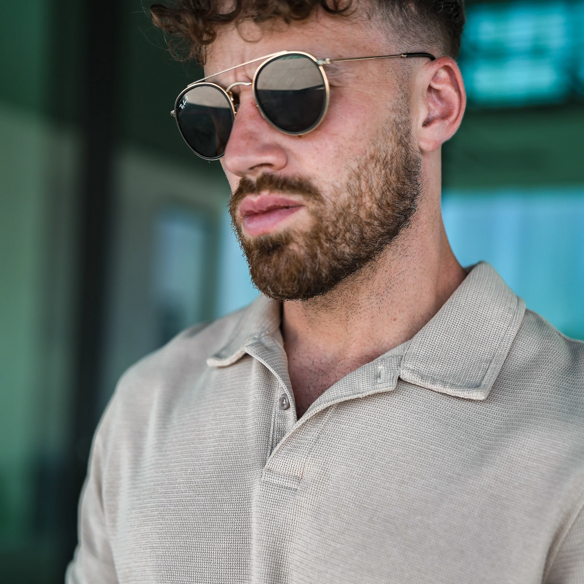 Active Polo - Cream - Image 6