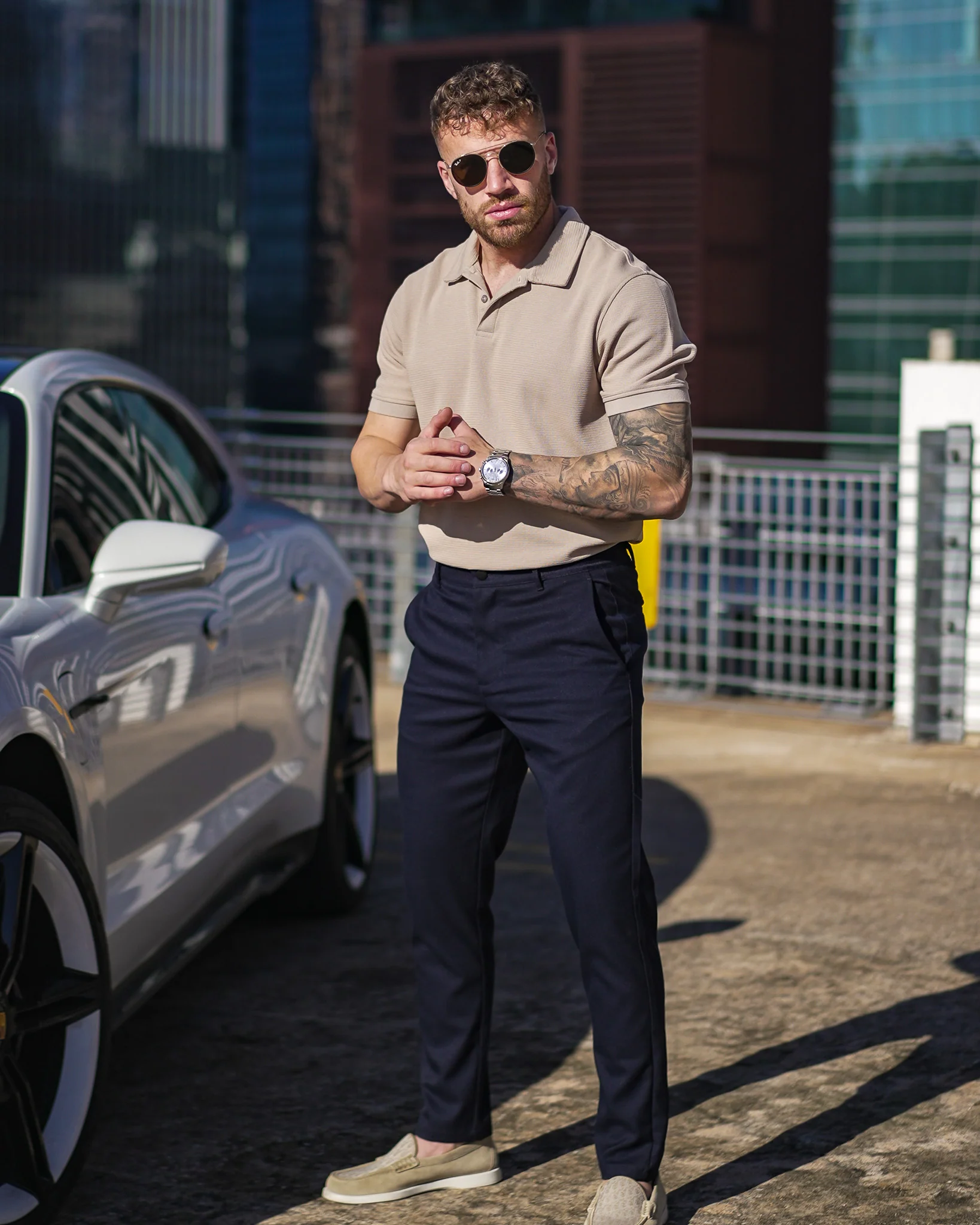 Active Polo - Cream - Image 8