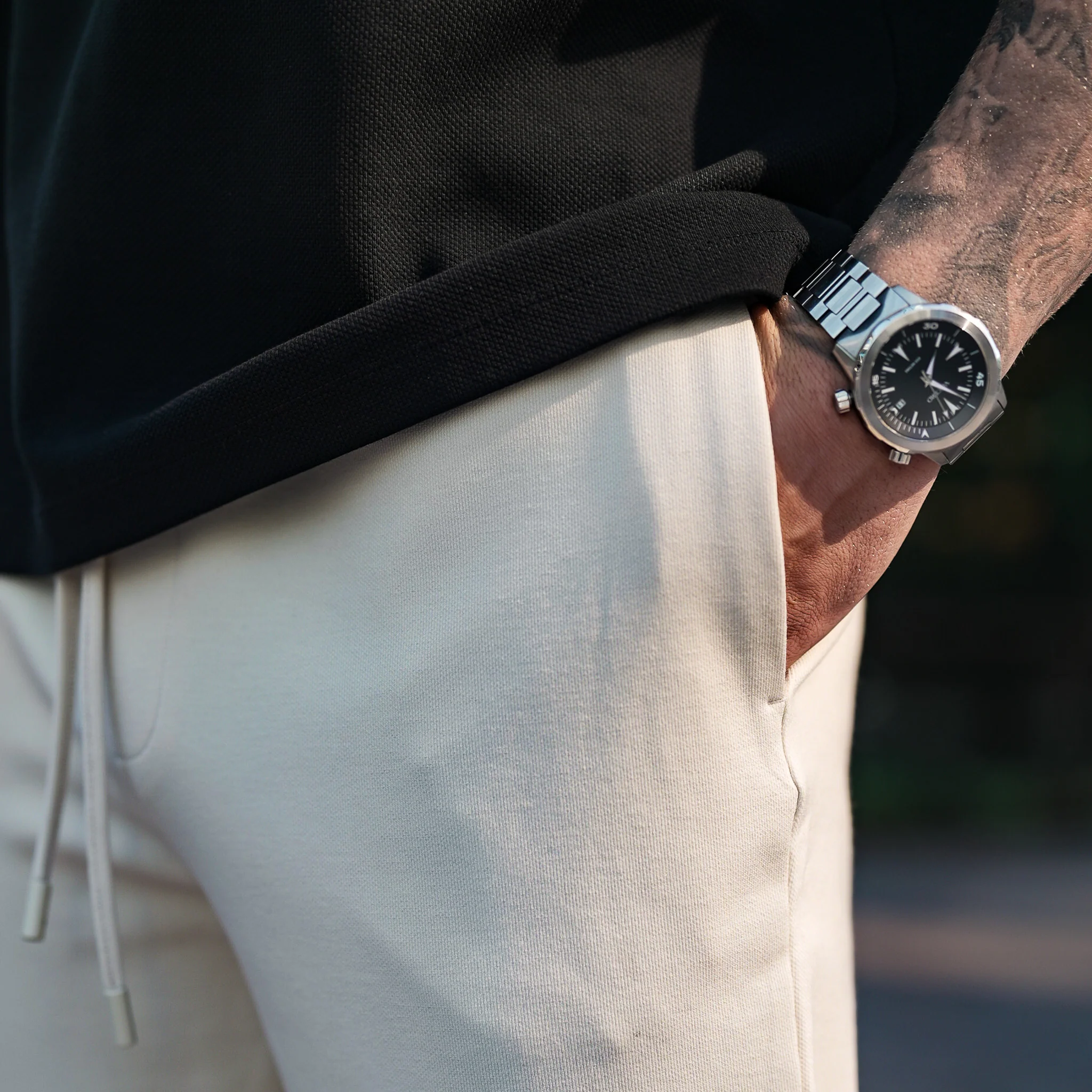 Casual Chinos - Cream - Image 5