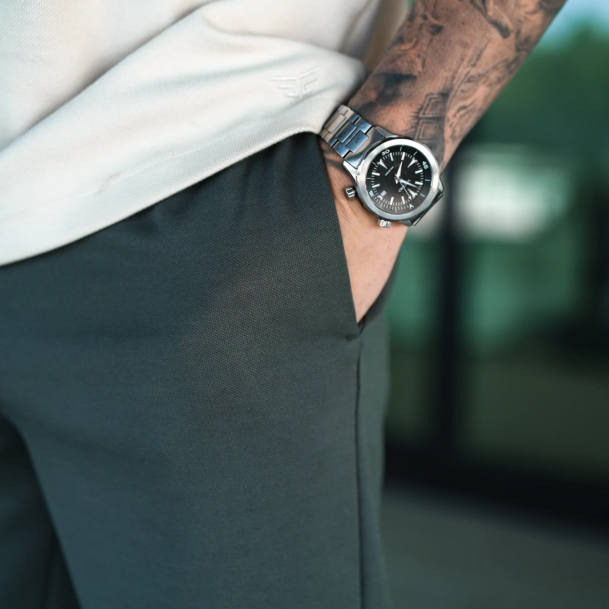 Casual Chinos - Forged Green - Image 6