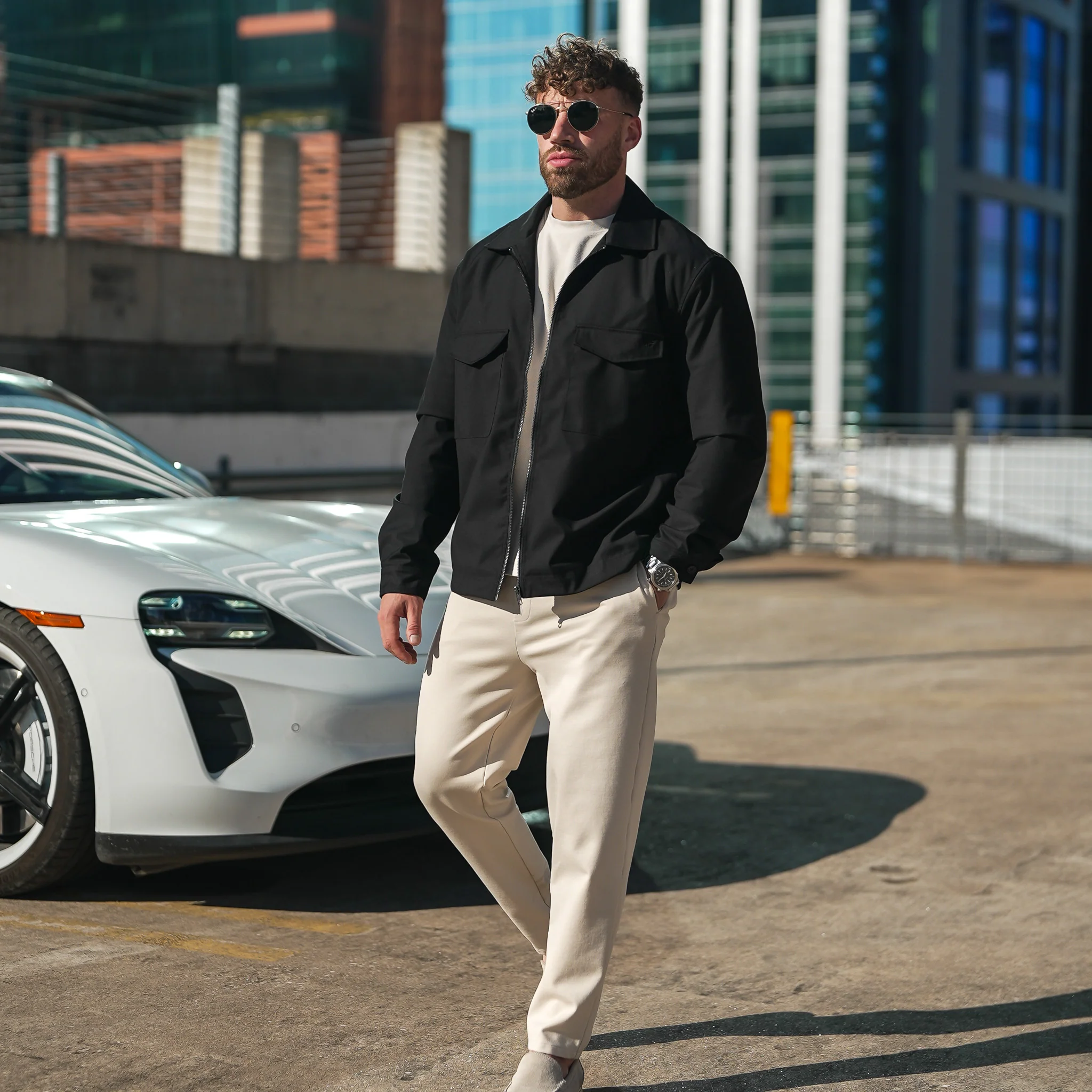 Casual Chinos V2 - Cream - Image 4