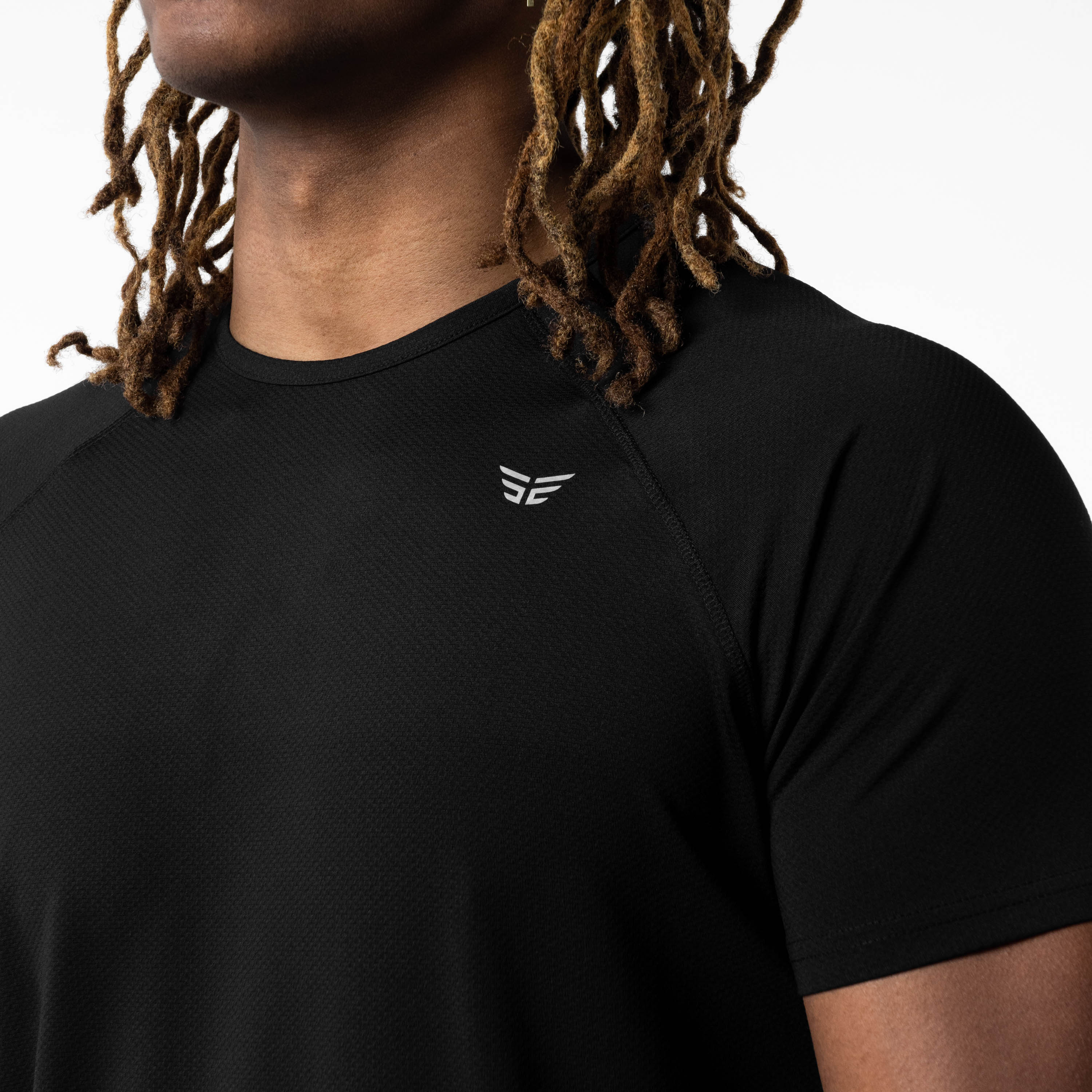 Enhanced Mesh Tee V2 - Black - Image 4