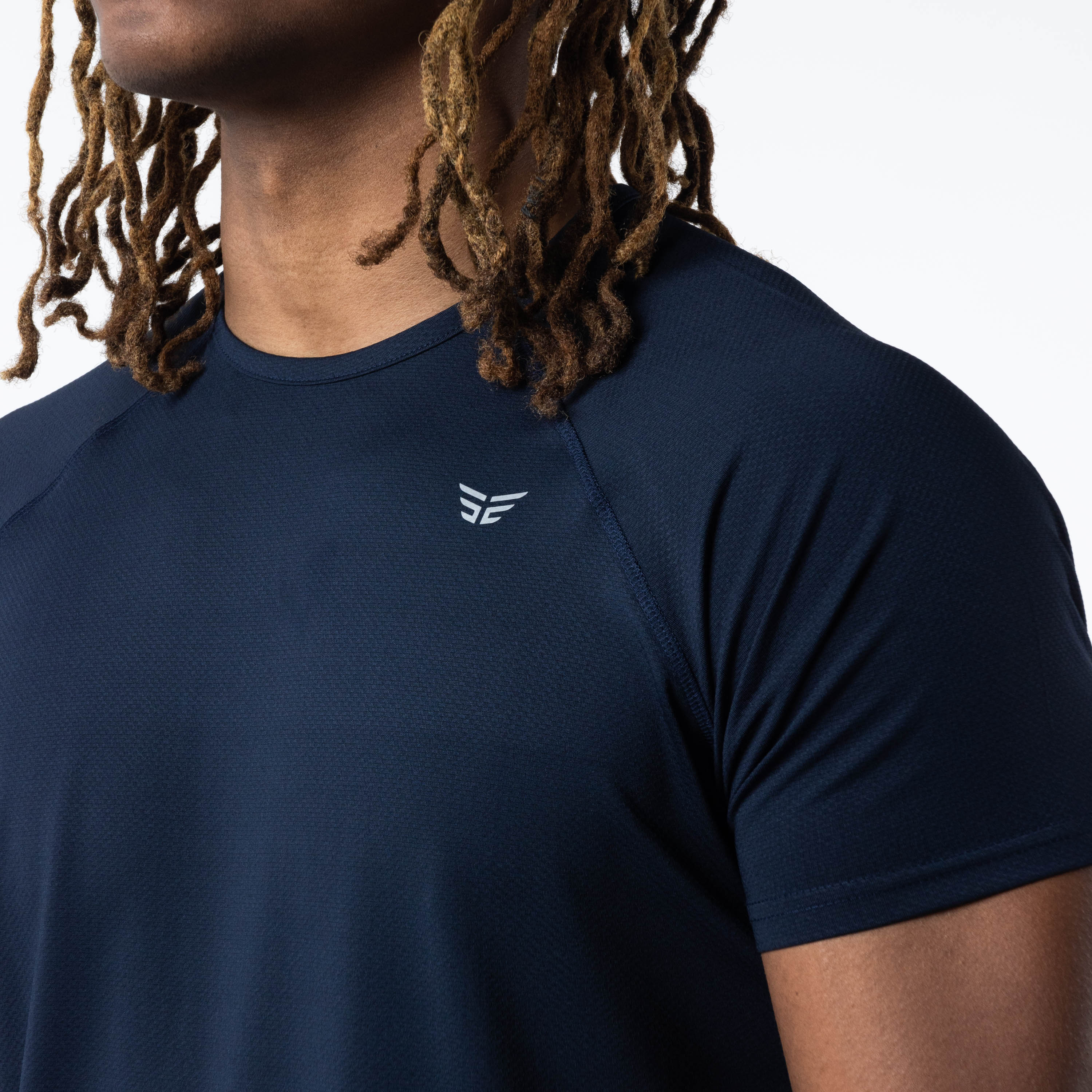 Enhanced Mesh Tee V2 - Navy - Image 4