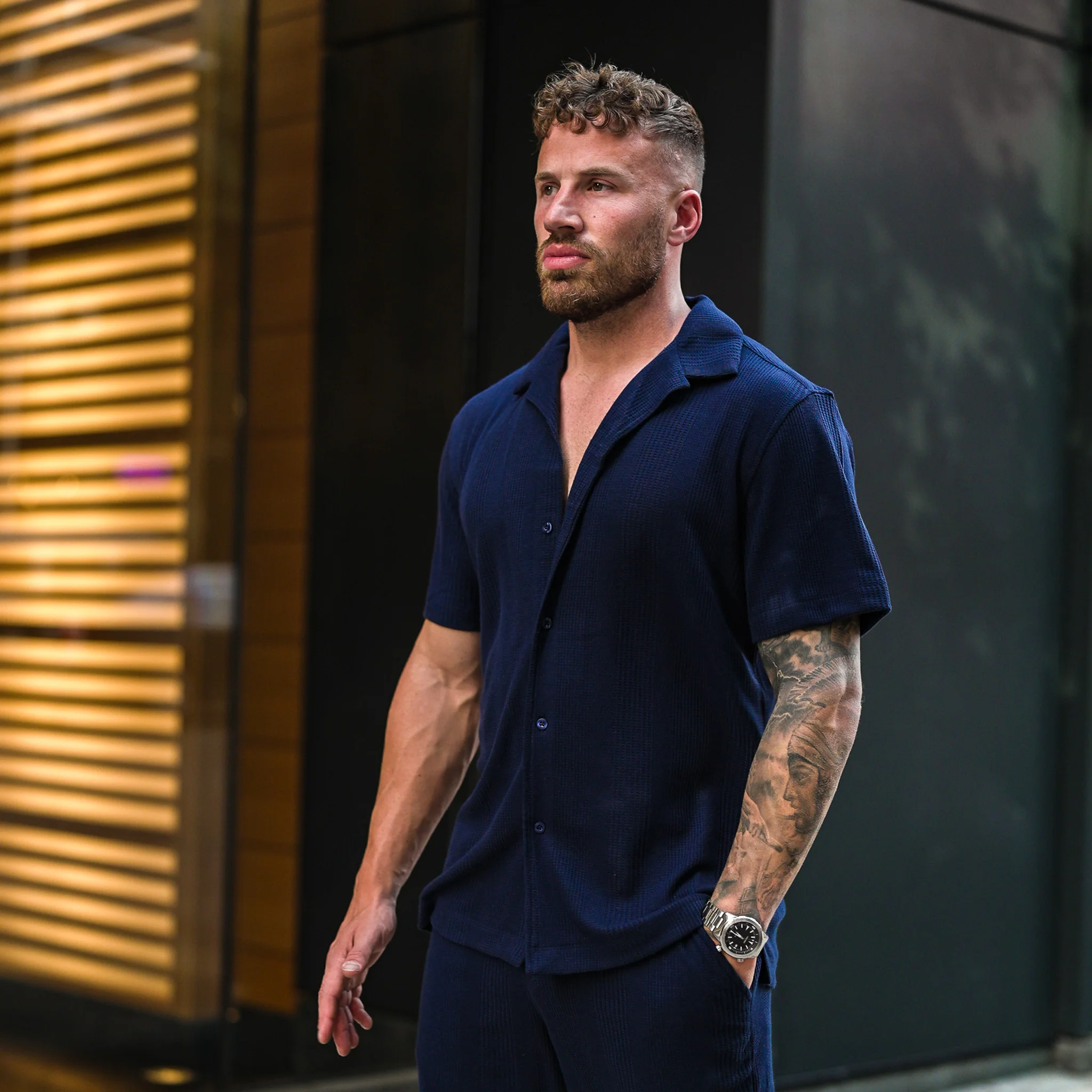 Marbella Shirt - Navy - Image 4