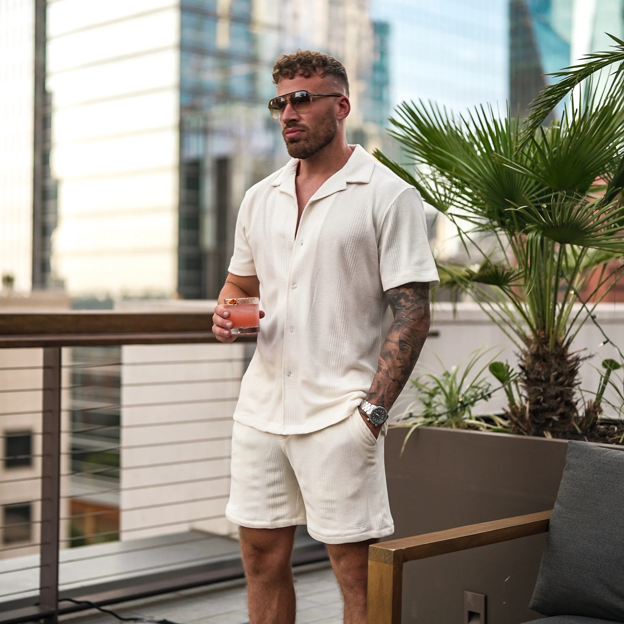 Marbella Shorts - Cream - Image 4