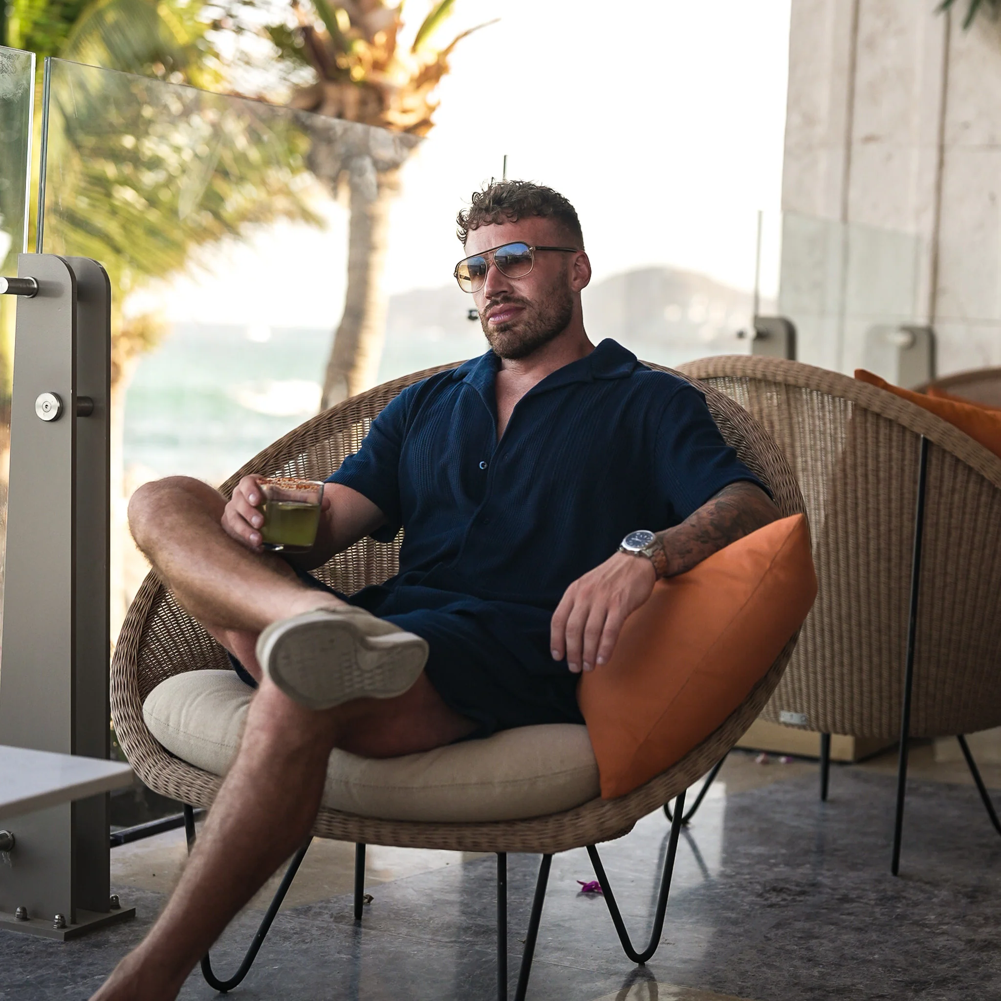 Marbella Shorts - Navy - Image 5