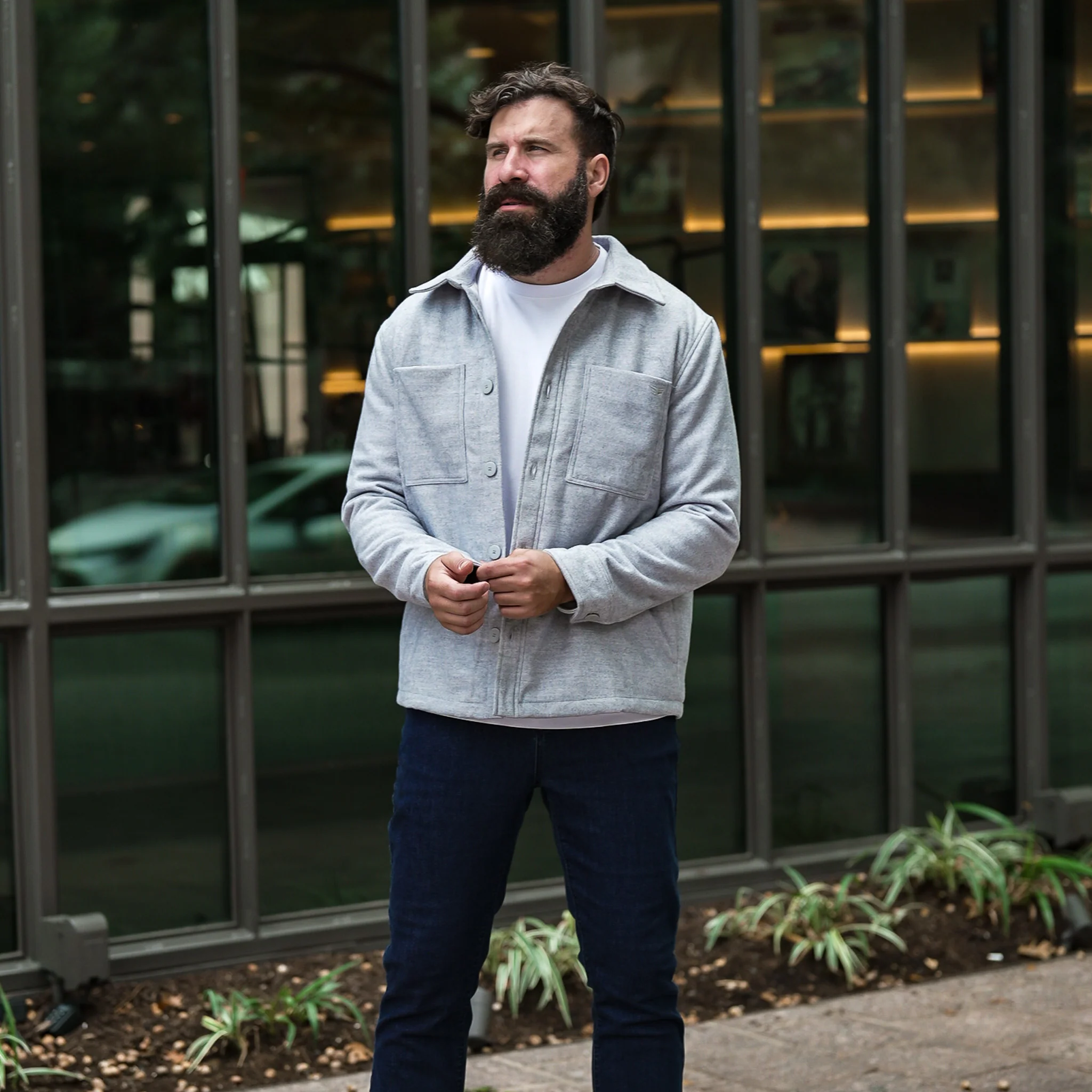 Berlin Jacket - Grey - Image 3