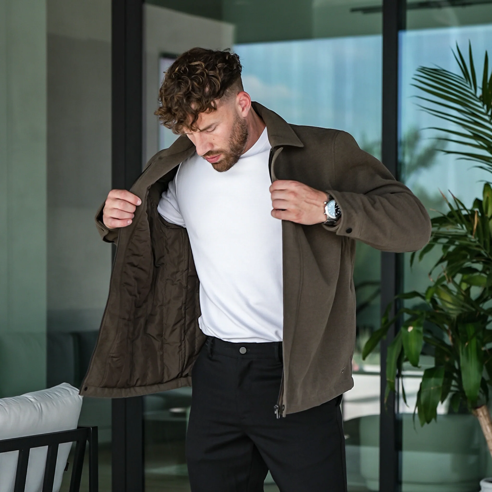 Oslo Jacket - Brown - Image 3
