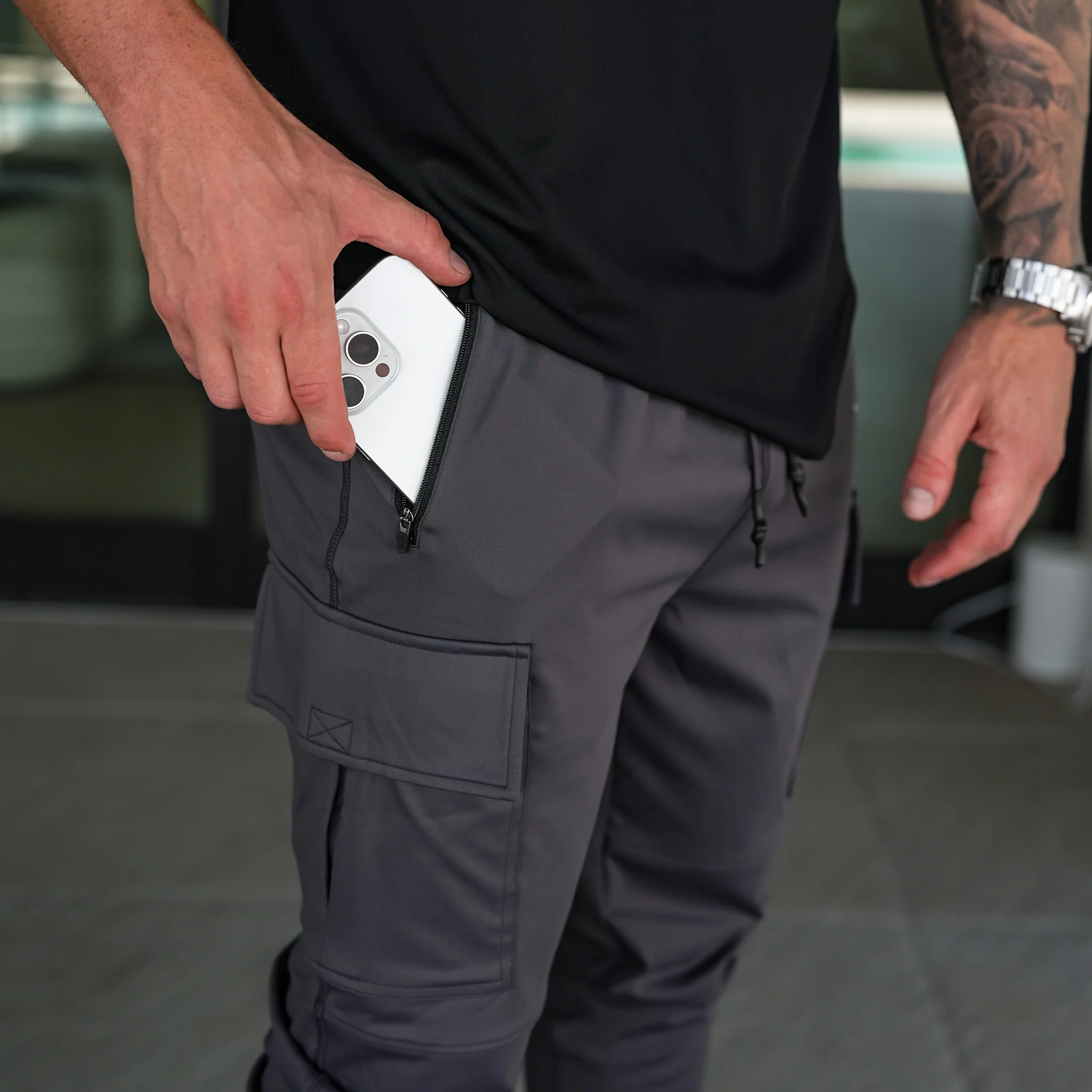Performance Tech Joggers - Shadow Grey - Image 5