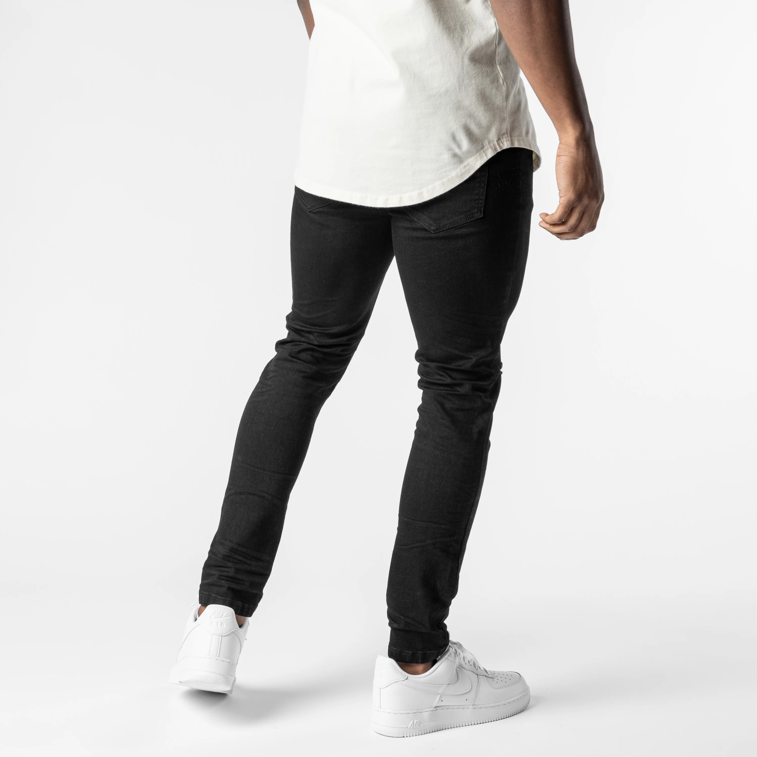 Premium Denim Jeans - Black (Ripped) - Image 5