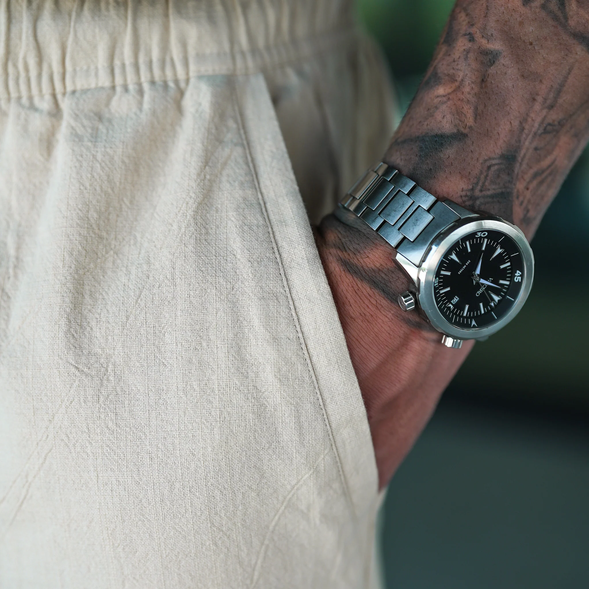 Premium Linen Pants - Cream - Image 6