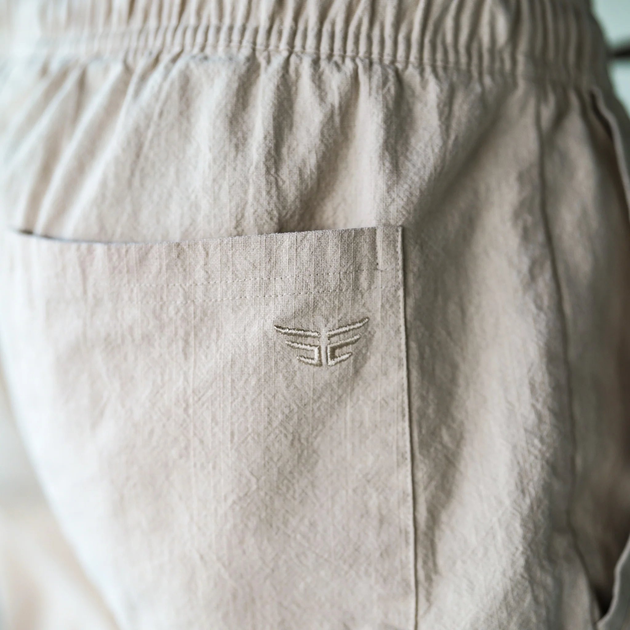 Premium Linen Pants - Cream - Image 7