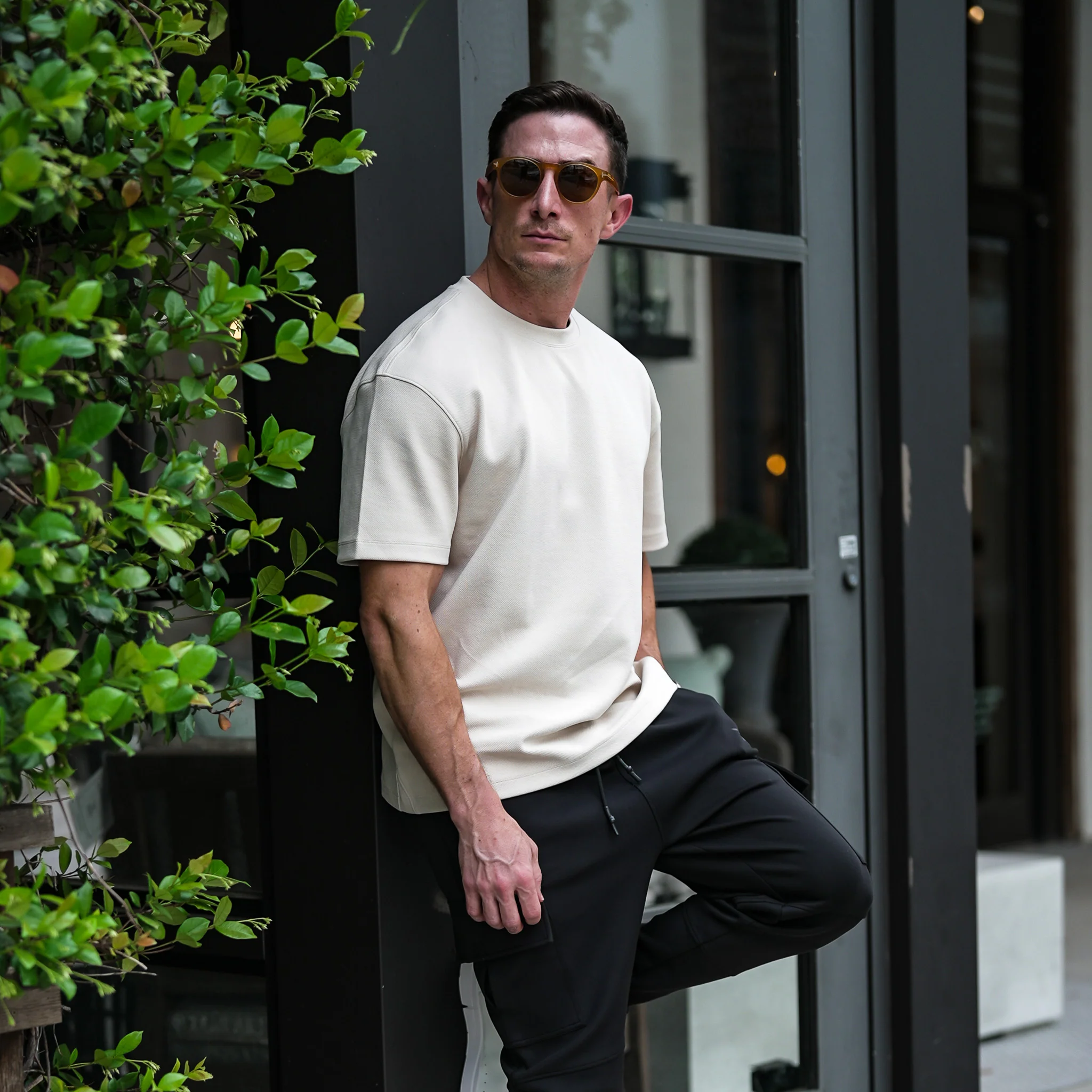 Shadow Tee - Cream - Image 3