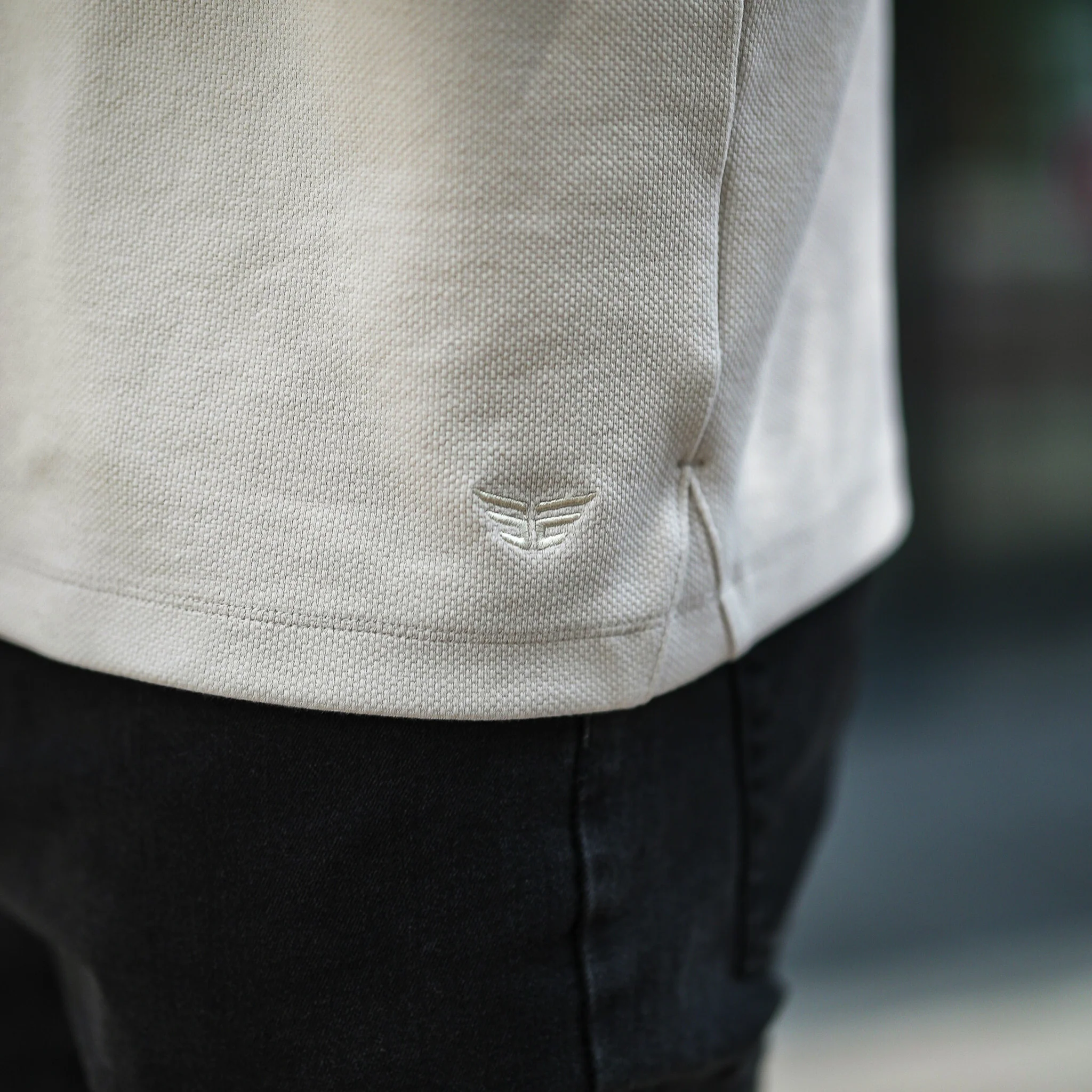 Shadow Tee - Cream - Image 4