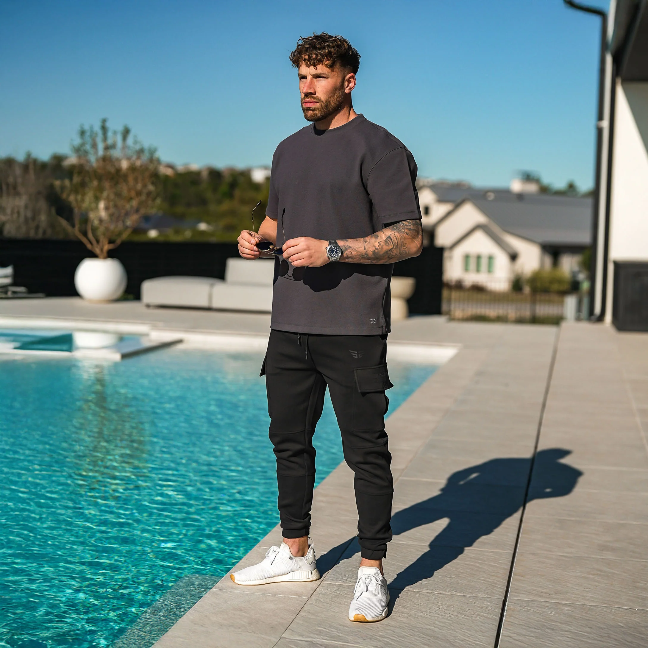 Shadow Tee - Grey - Image 6