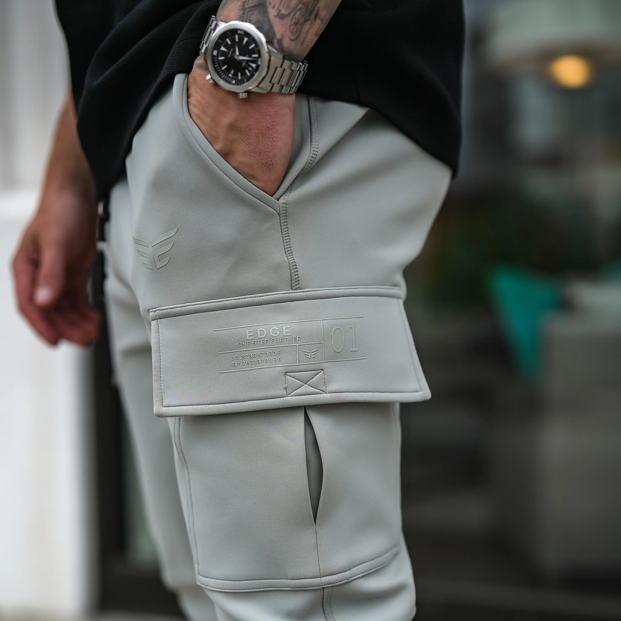 Tech Joggers - Frost Grey - Image 6