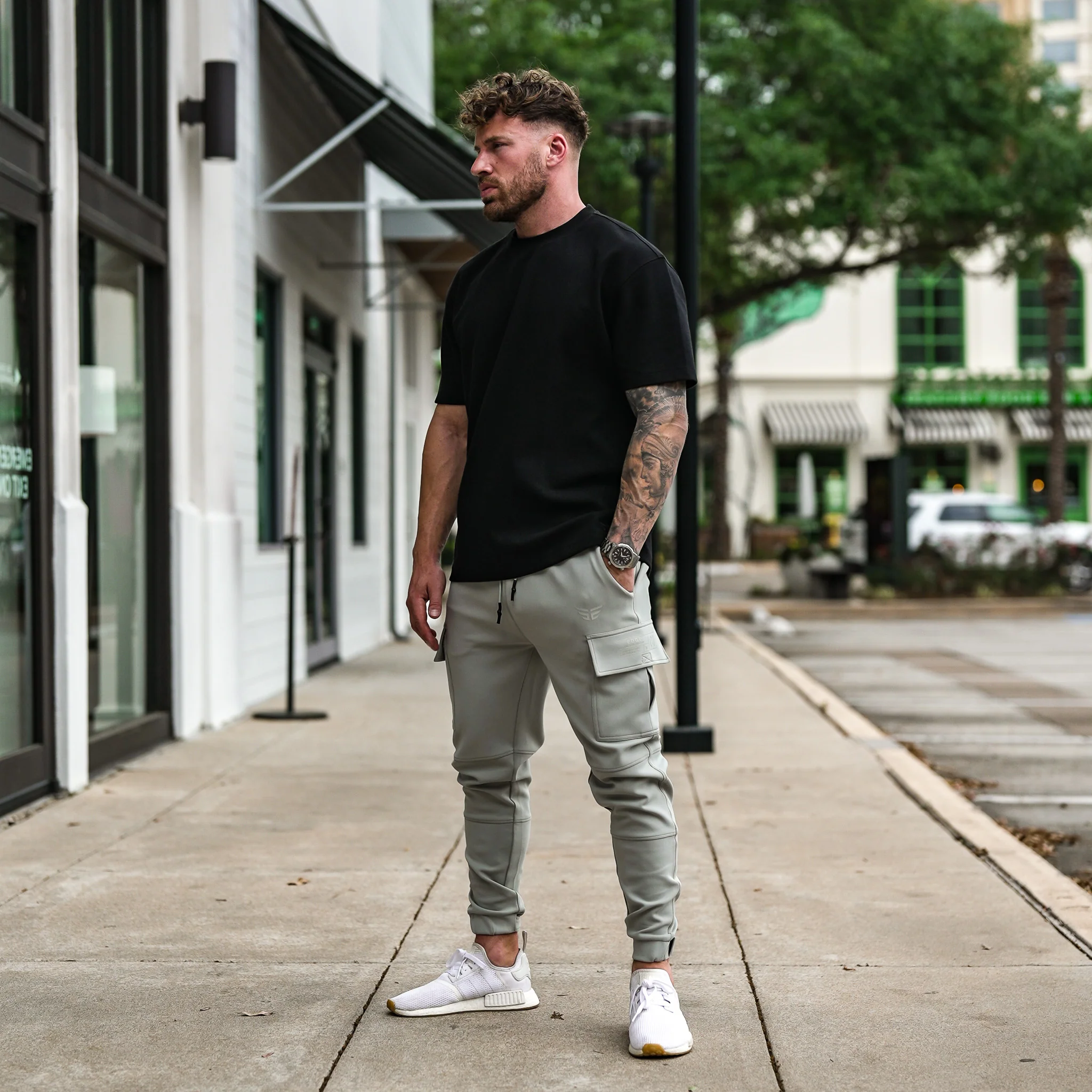 Tech Joggers - Frost Grey - Image 7