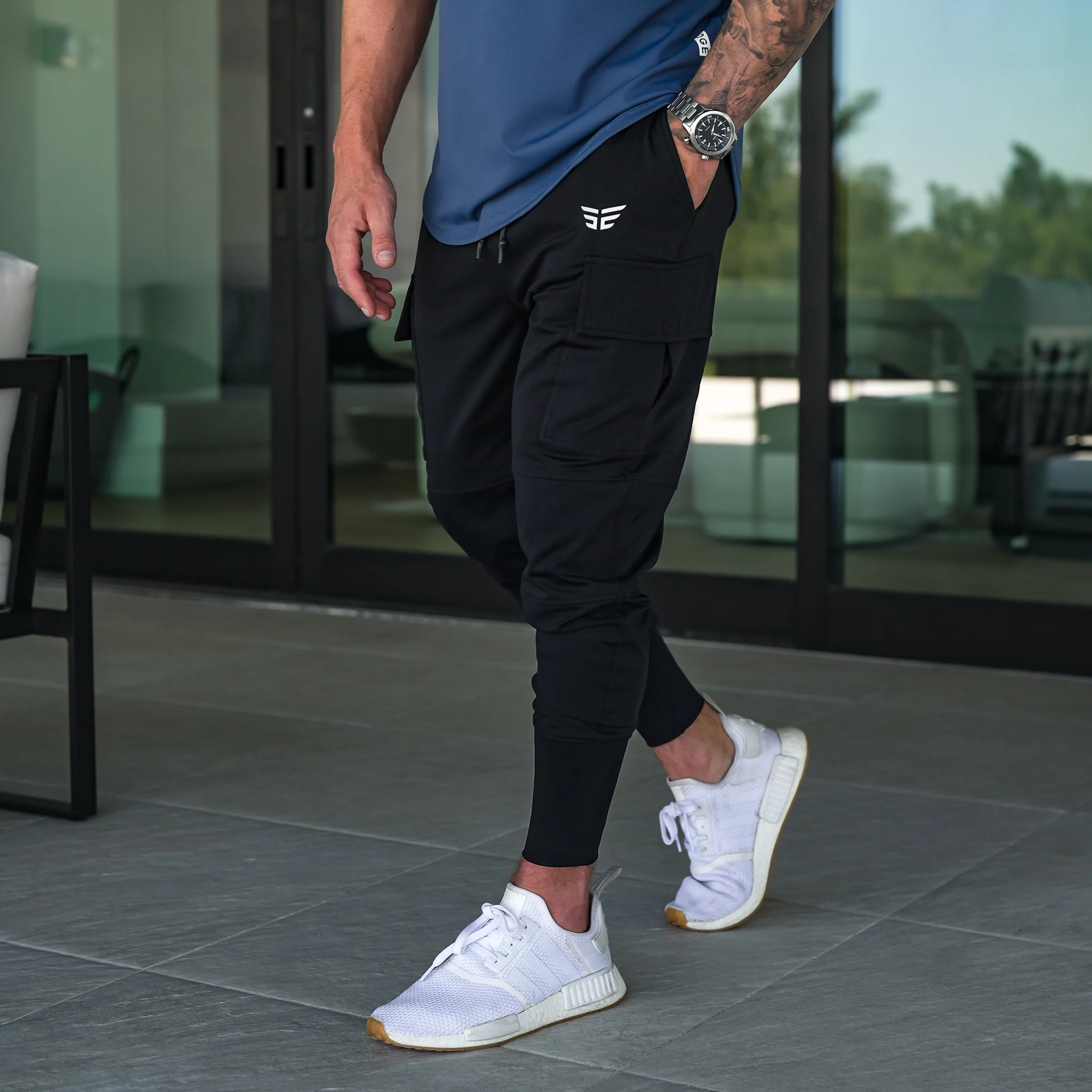 Performance Tech Joggers - Black - Image 3